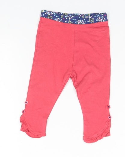 Mini Club Baby Pink  Cotton Jogger Trousers Size 3-6 Months
