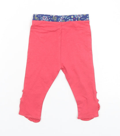 Mini Club Baby Pink  Cotton Jogger Trousers Size 3-6 Months
