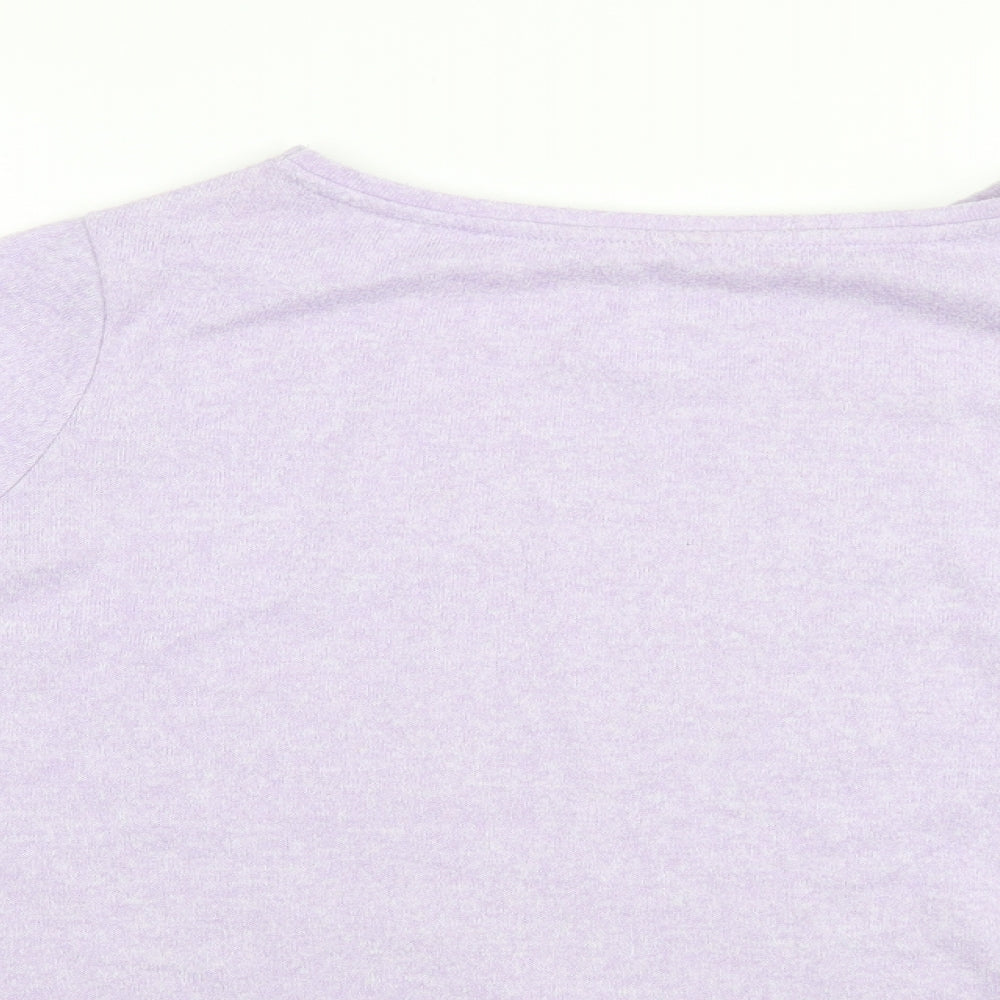 George Womens Blue Round Neck  Polyester Pullover Jumper Size 16