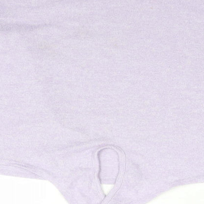 George Womens Blue Round Neck  Polyester Pullover Jumper Size 16