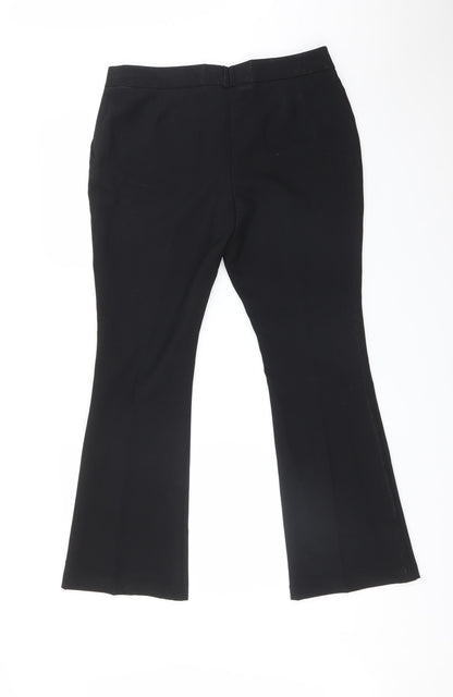 Atmosphere Womens Black  Polyester Dress Pants Trousers Size 12 L29 in Regular