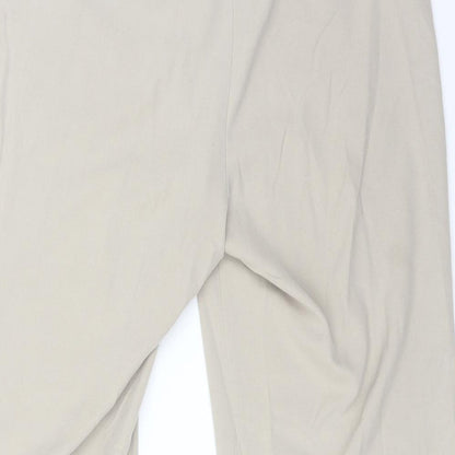 Womens UK Size 14 WOOLWORTHS Regular Fit  Beige Trousers