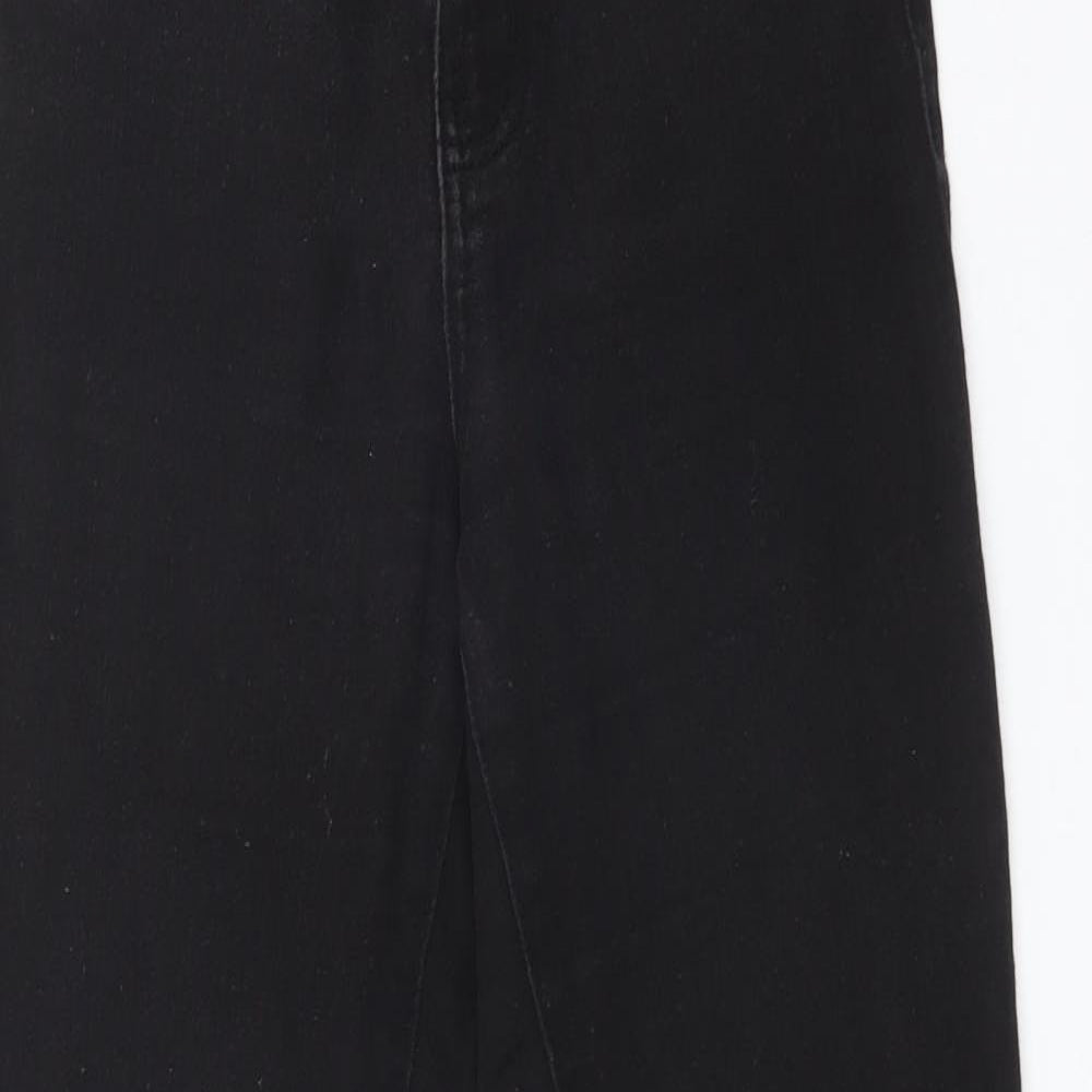 DENIM CO Womens Black  Cotton Skinny Jeans Size 10 L29 in Regular