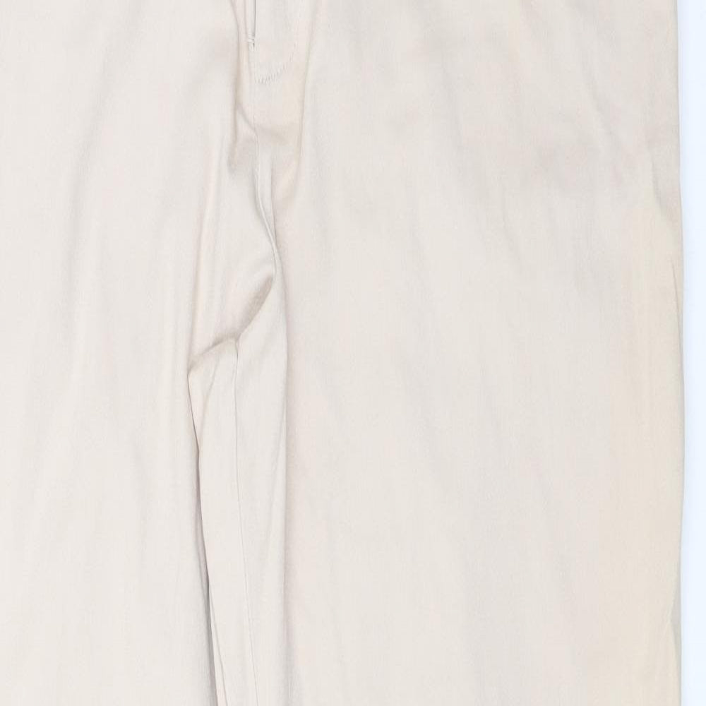 Womens UK Size 14 INTUITION Regular Fit Dress Pants Pink Trousers
