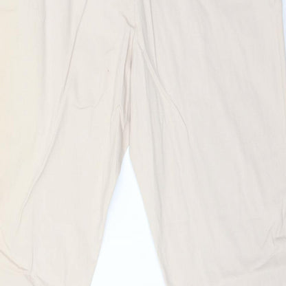 Womens UK Size 14 INTUITION Regular Fit Dress Pants Pink Trousers