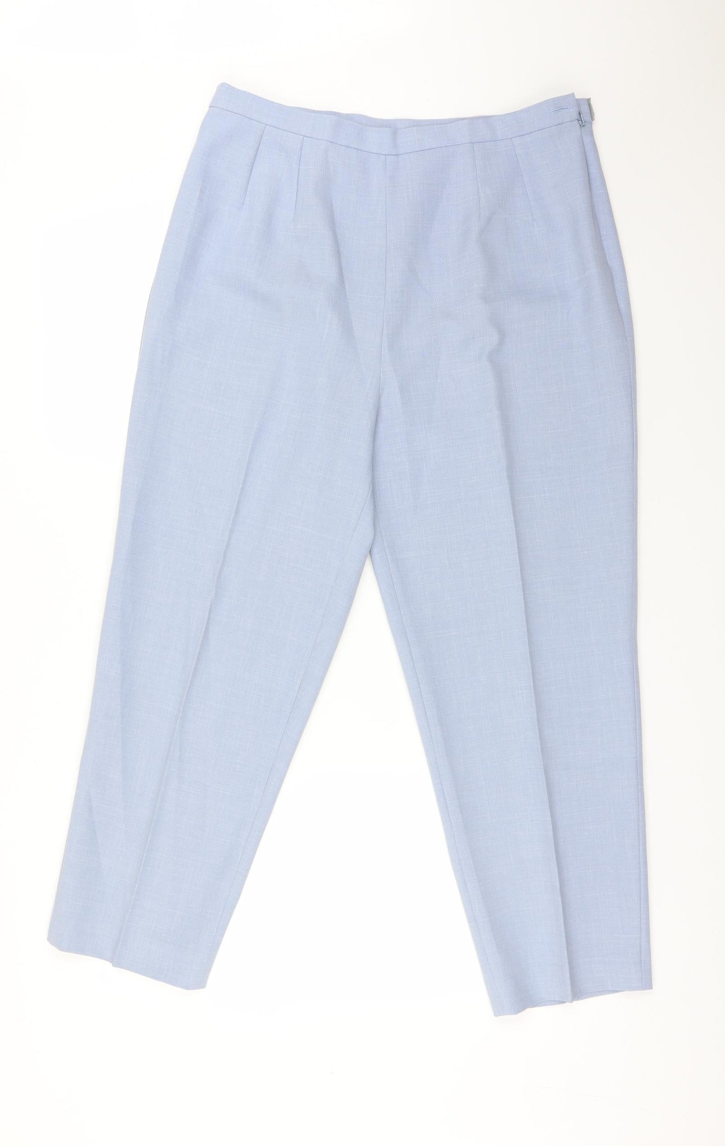 Womens UK Size 16 SEPARATES Regular Fit  Blue Trousers