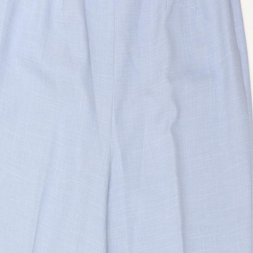Womens UK Size 16 SEPARATES Regular Fit  Blue Trousers