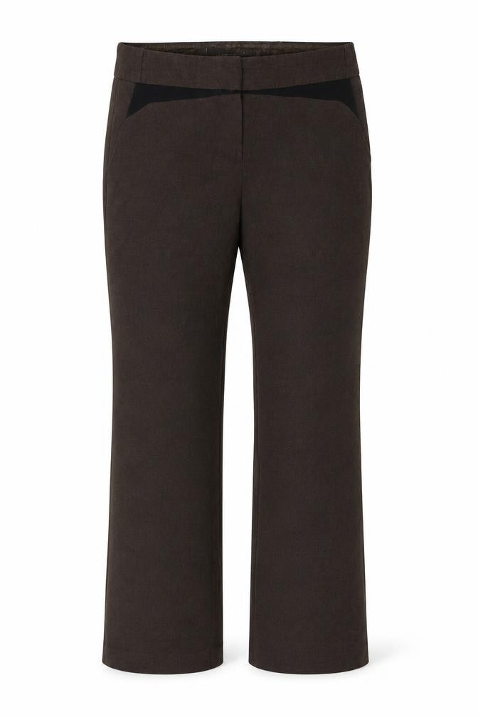 Womens UK Size 8 NEXT Regular Fit  Brown Trousers