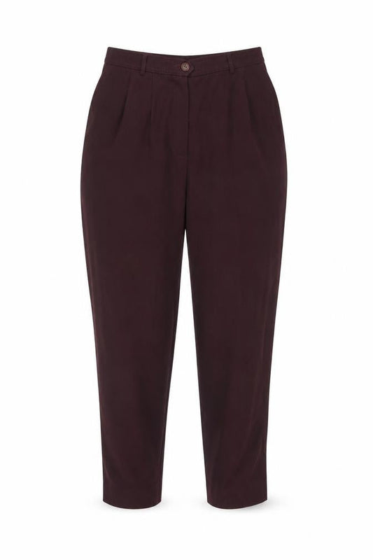 Womens UK Size 14 Country Casuals Regular Fit  Purple Trousers