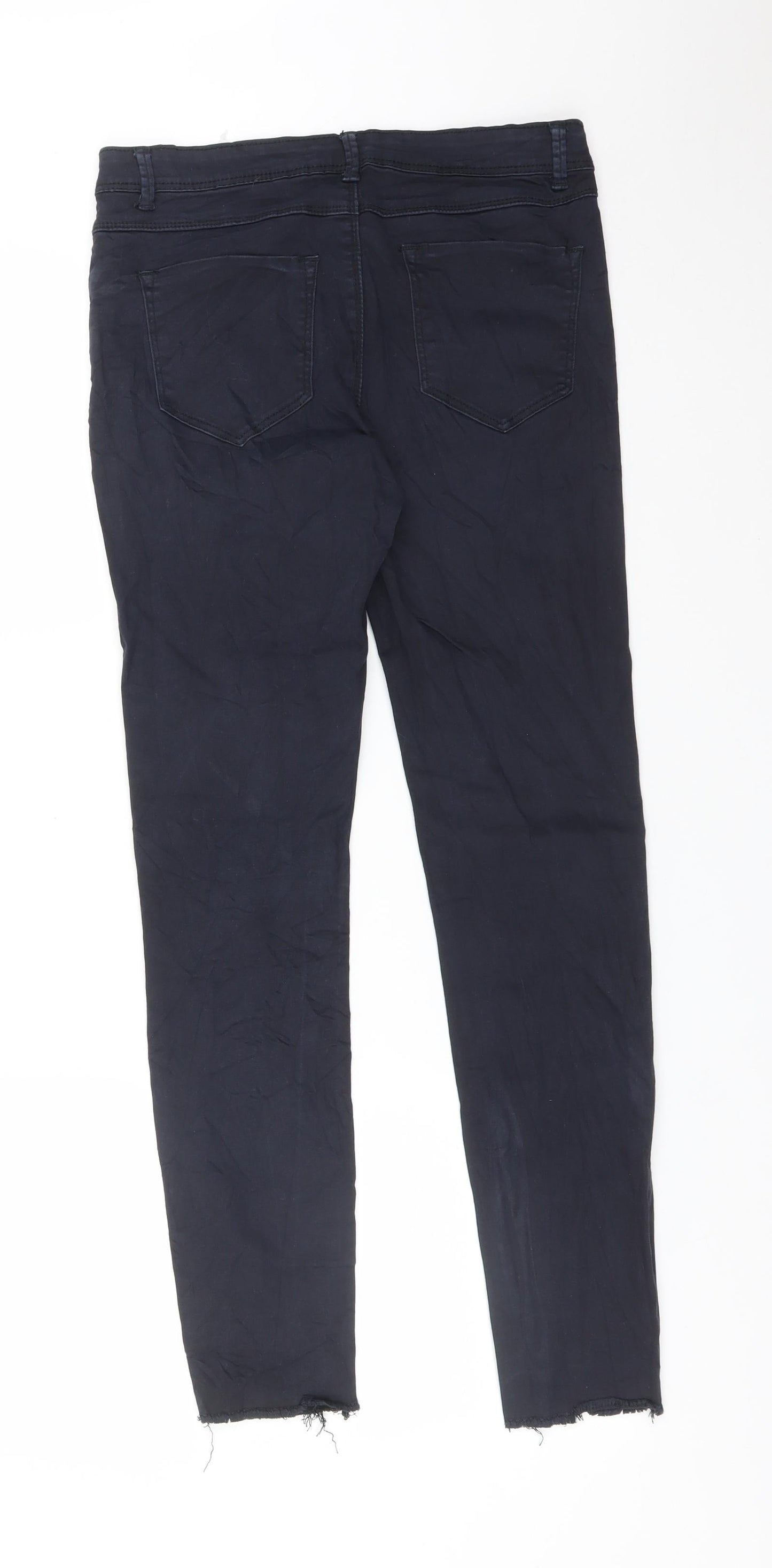 Womens UK Size 8 Amisu Regular Fit Skinny Blue Jeans