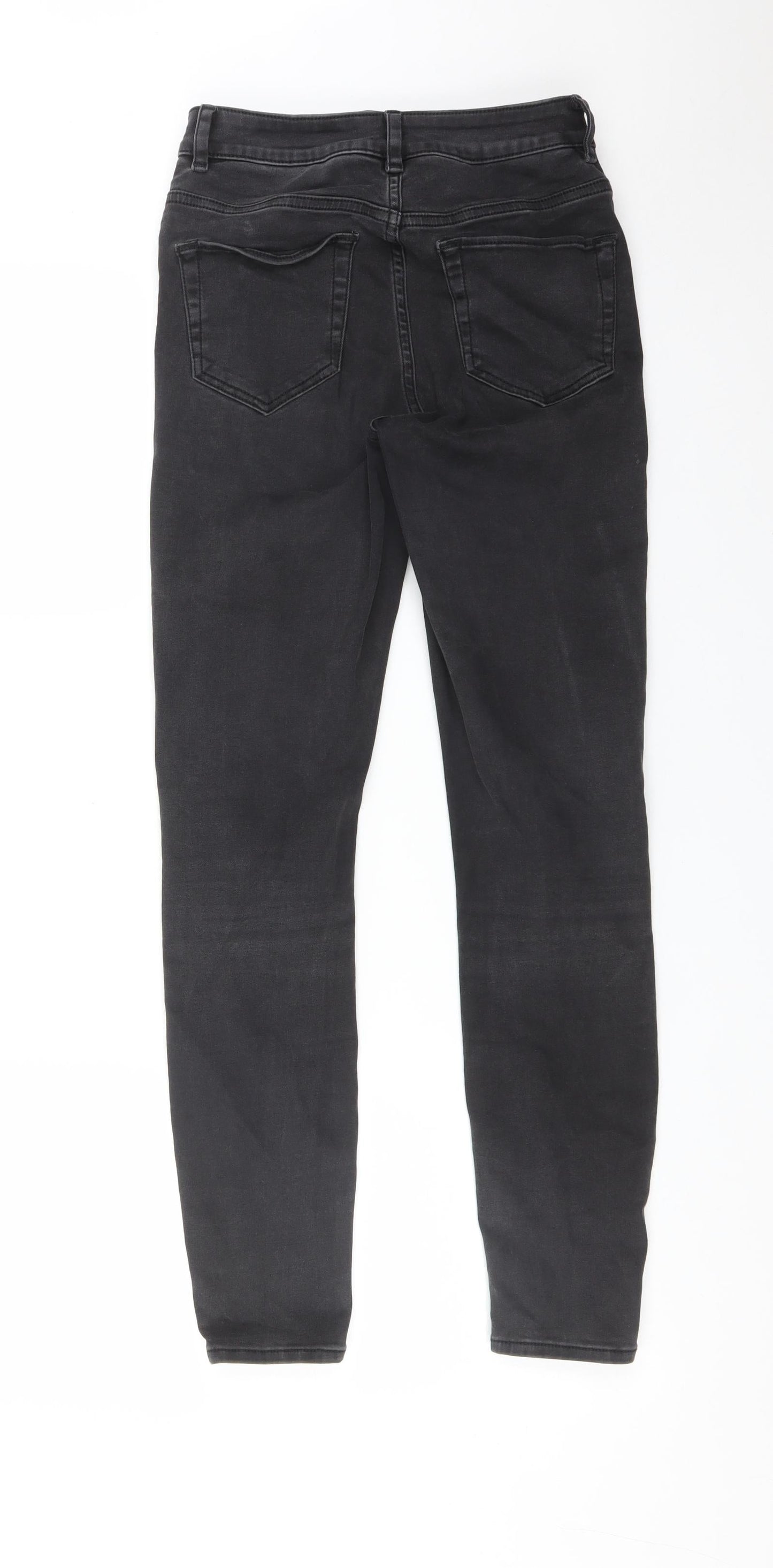 ASOS Womens Black  Cotton Skinny Jeans Size 25 L32 in Regular