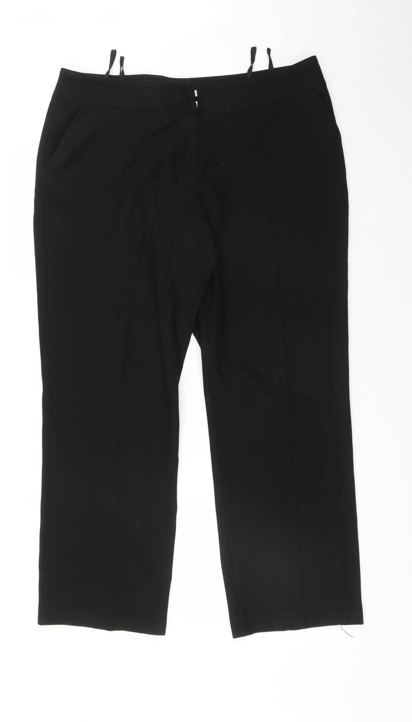 Womens UK Size 18 BLANCHELLE Regular Fit  Black Trousers