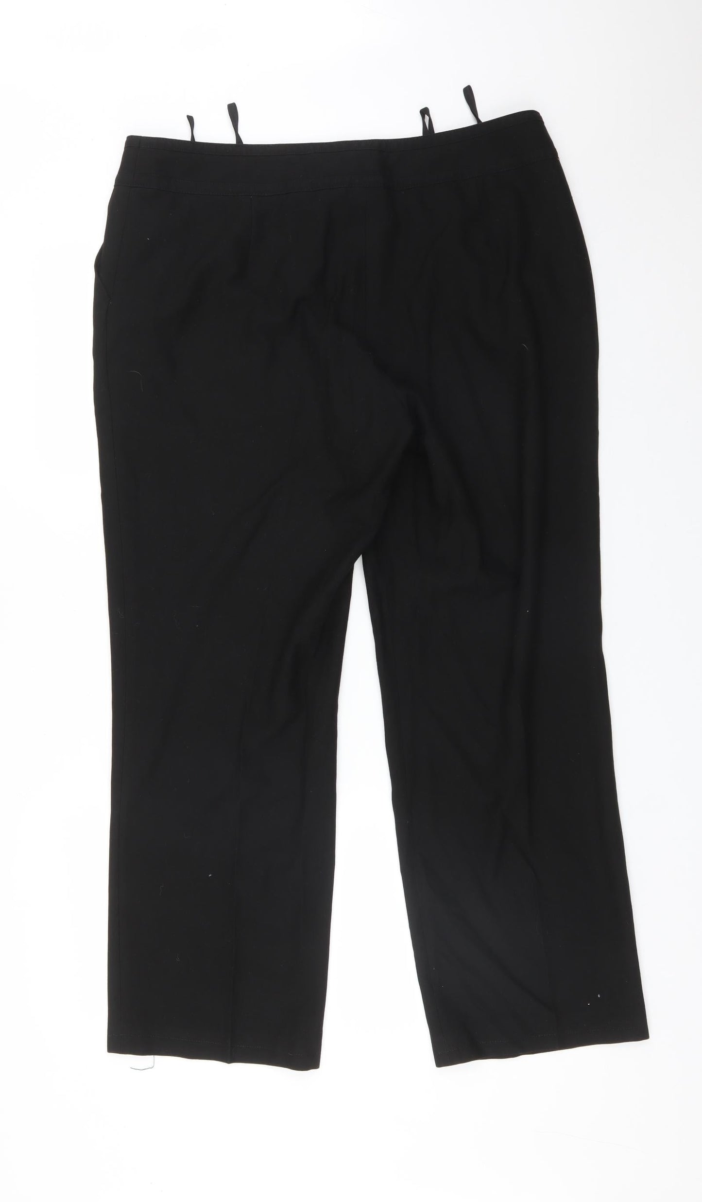 Womens UK Size 18 BLANCHELLE Regular Fit  Black Trousers