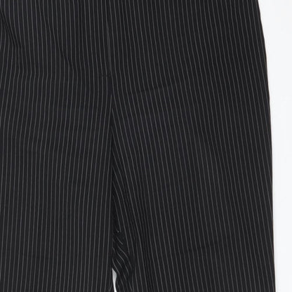 Womens UK Size 16 BHS Regular Fit Dress Pants Black Trousers