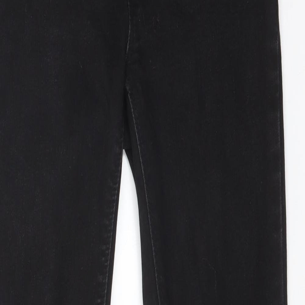 DENIM CO Womens Black  Cotton Skinny Jeans Size 10 L29 in Regular