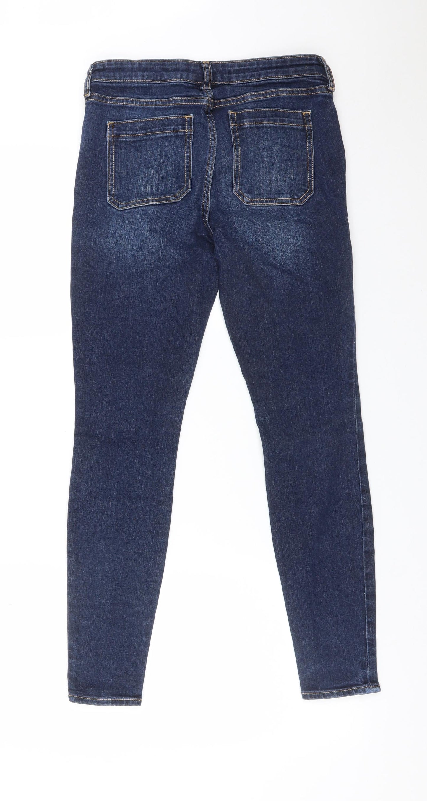 Gap Womens Blue  Cotton Skinny Jeans Size 6 L27 in Regular