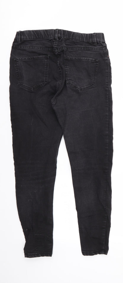 New Look Womens Black  Cotton Jegging Jeans Size 10 L24 in Regular  - Cropped Emilee