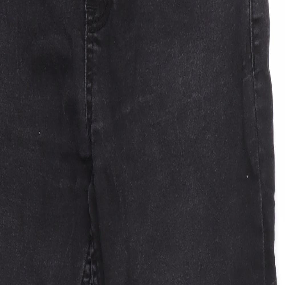 New Look Womens Black  Cotton Jegging Jeans Size 10 L24 in Regular  - Cropped Emilee