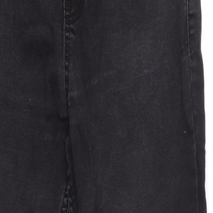 New Look Womens Black  Cotton Jegging Jeans Size 10 L24 in Regular  - Cropped Emilee