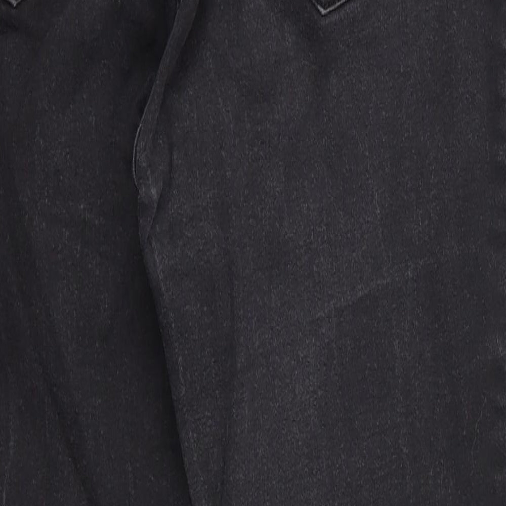 New Look Womens Black  Cotton Jegging Jeans Size 10 L24 in Regular  - Cropped Emilee