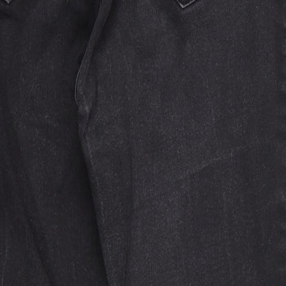 New Look Womens Black  Cotton Jegging Jeans Size 10 L24 in Regular  - Cropped Emilee