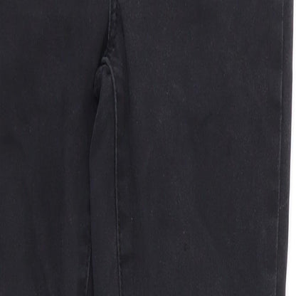 Denim Co Womens Black  Cotton Skinny Jeans Size 10 L26 in Regular
