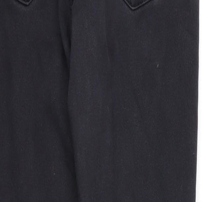 Denim Co Womens Black  Cotton Skinny Jeans Size 10 L26 in Regular