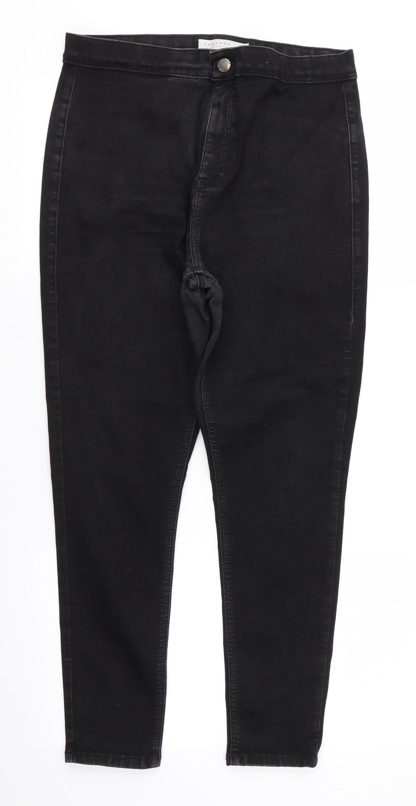 Mens UK Size 34 in Topshop Regular Fit Skinny Black Jeans