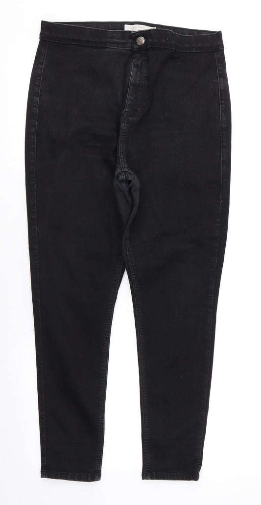 Mens UK Size 34 in Topshop Regular Fit Skinny Black Jeans