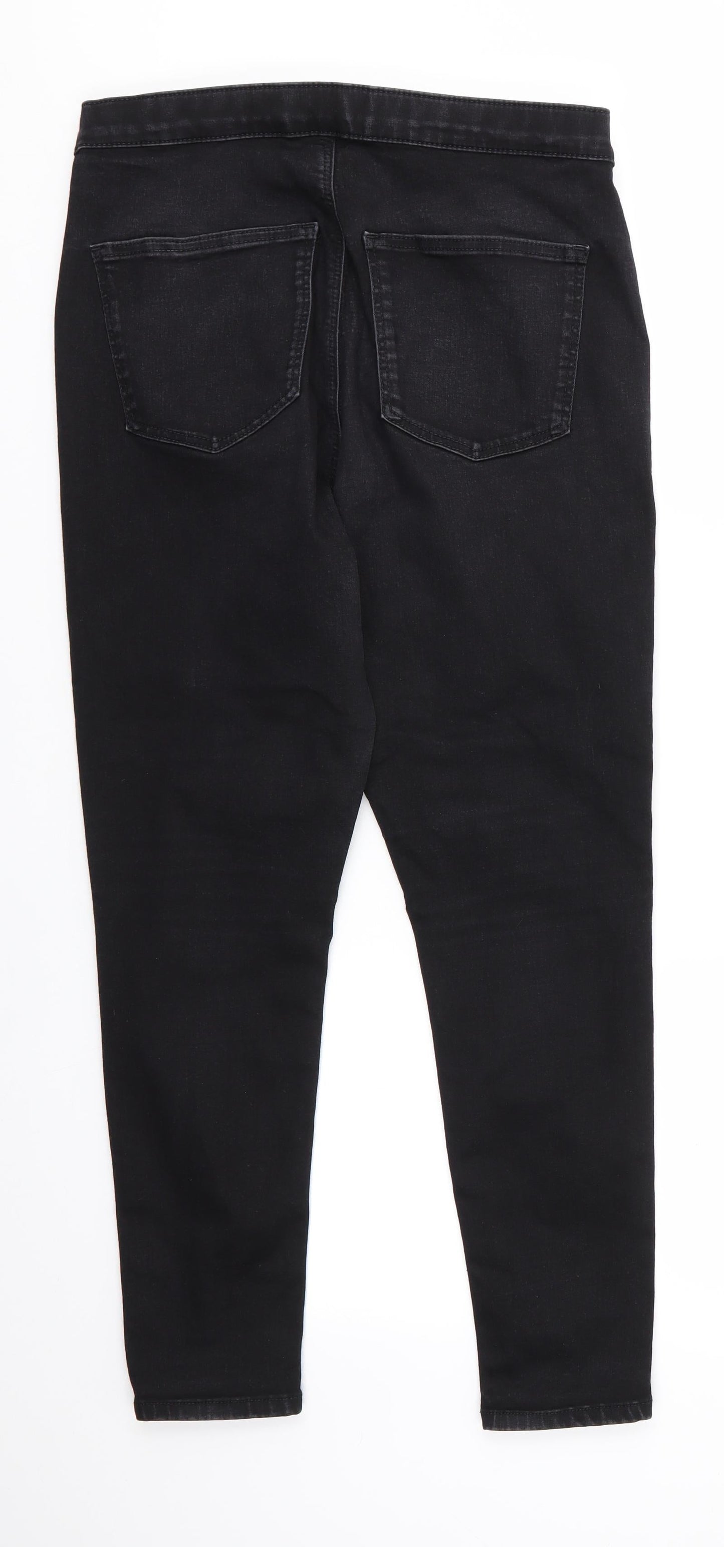 Mens UK Size 34 in Topshop Regular Fit Skinny Black Jeans