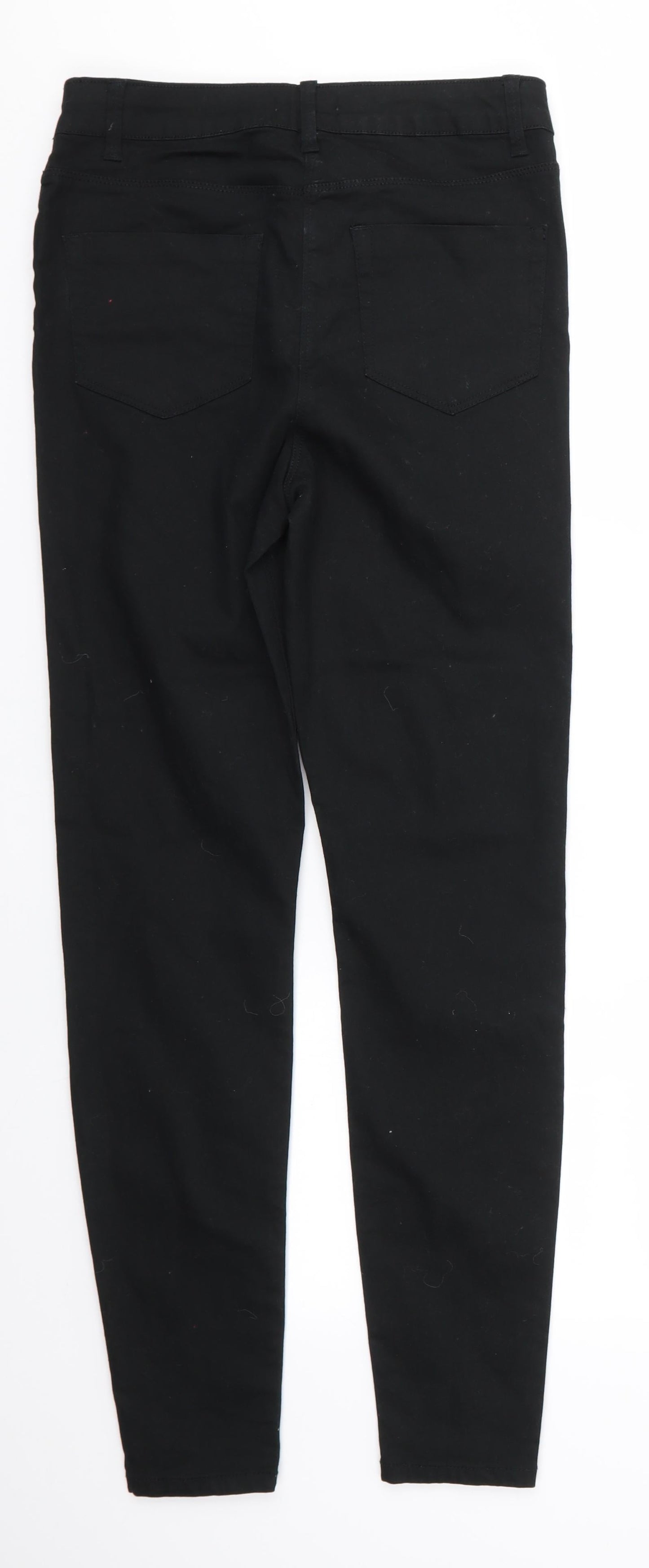 Papaya Denim Womens Black  Cotton Skinny Jeans Size 8 L29 in Regular