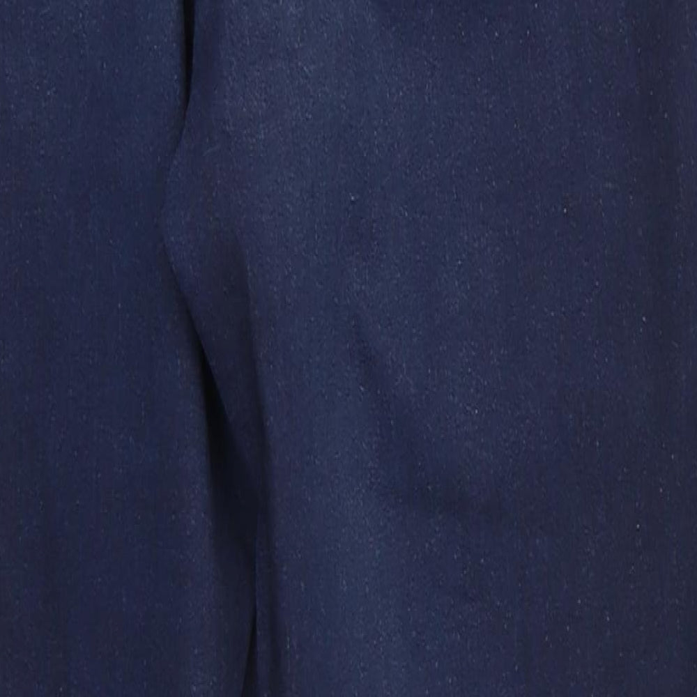 Avenue Denim Womens Blue  Cotton Skinny Jeans Size 14 L27 in Regular  - Indigo Mix