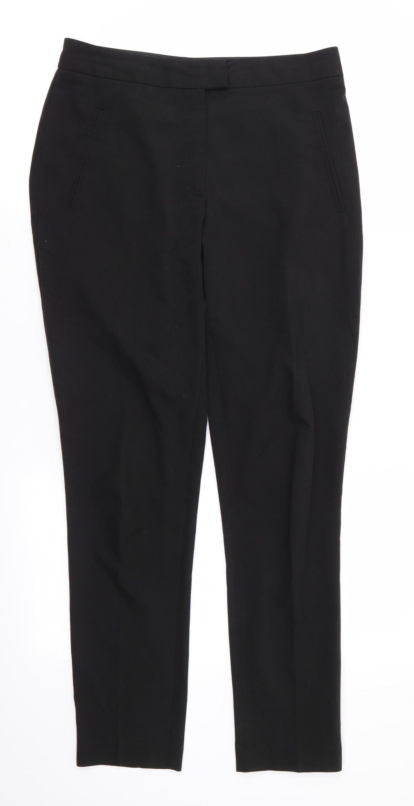 Womens UK Size 8 New Look Regular Fit  Black Trousers