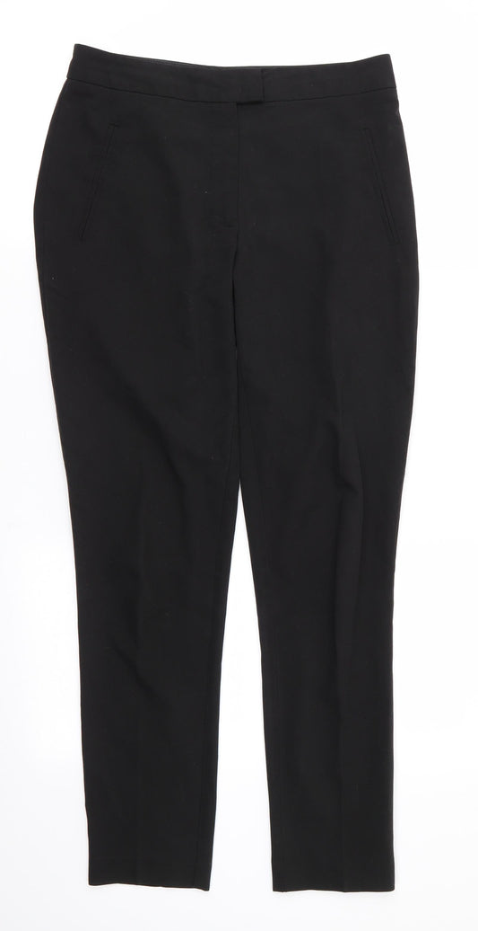 Womens UK Size 8 New Look Regular Fit  Black Trousers