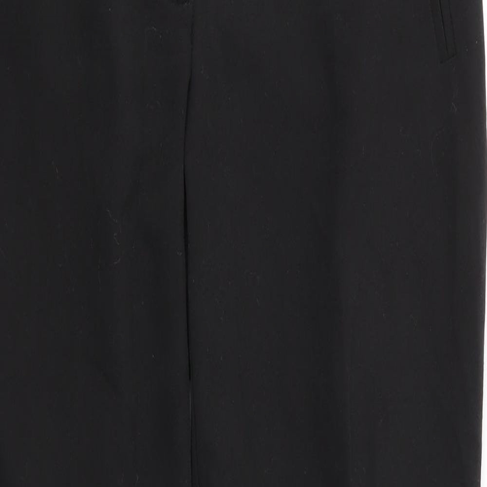 Womens UK Size 8 New Look Regular Fit  Black Trousers