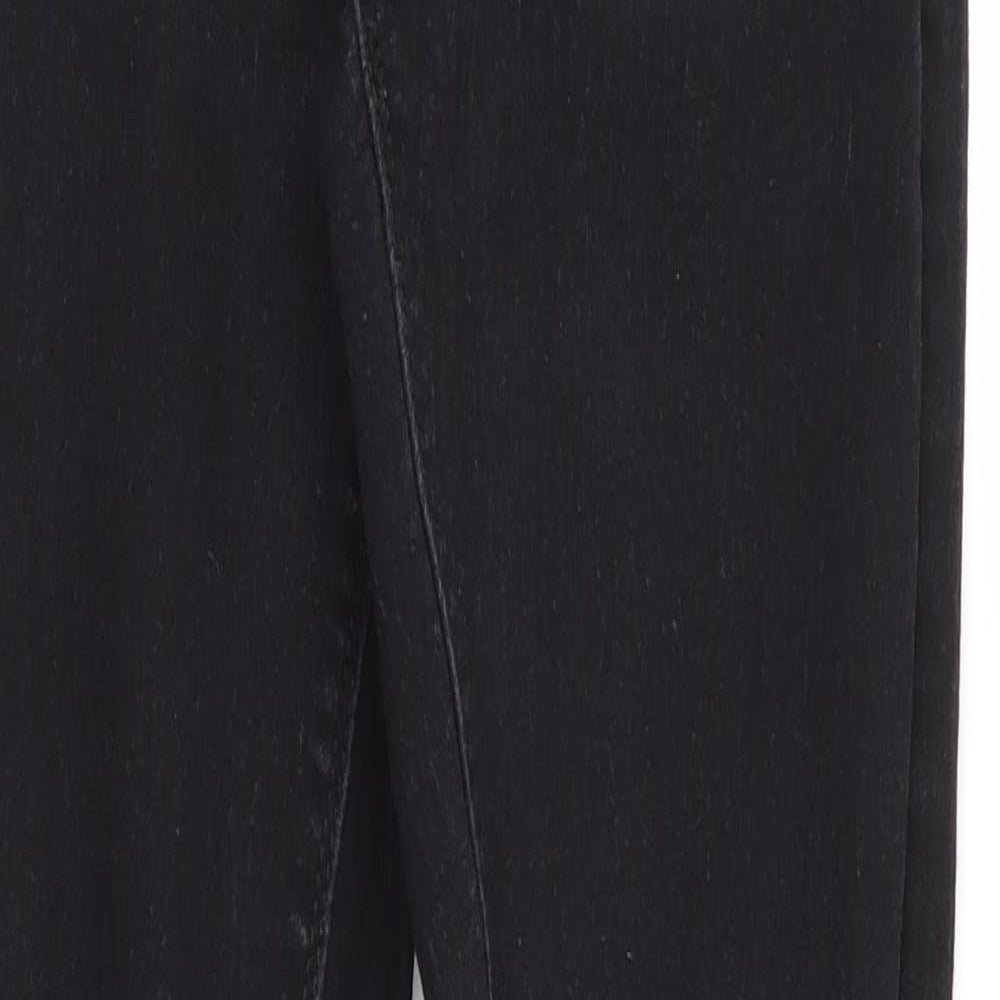 Papaya Denim Womens Black  Cotton Skinny Jeans Size 8 L29 in Regular