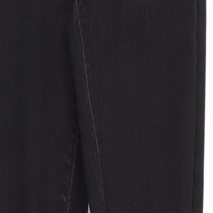 Papaya Denim Womens Black  Cotton Skinny Jeans Size 8 L29 in Regular