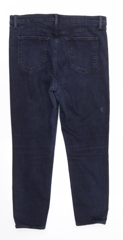 Womens UK Size 4 J Brand Regular Fit Skinny Blue Jeans