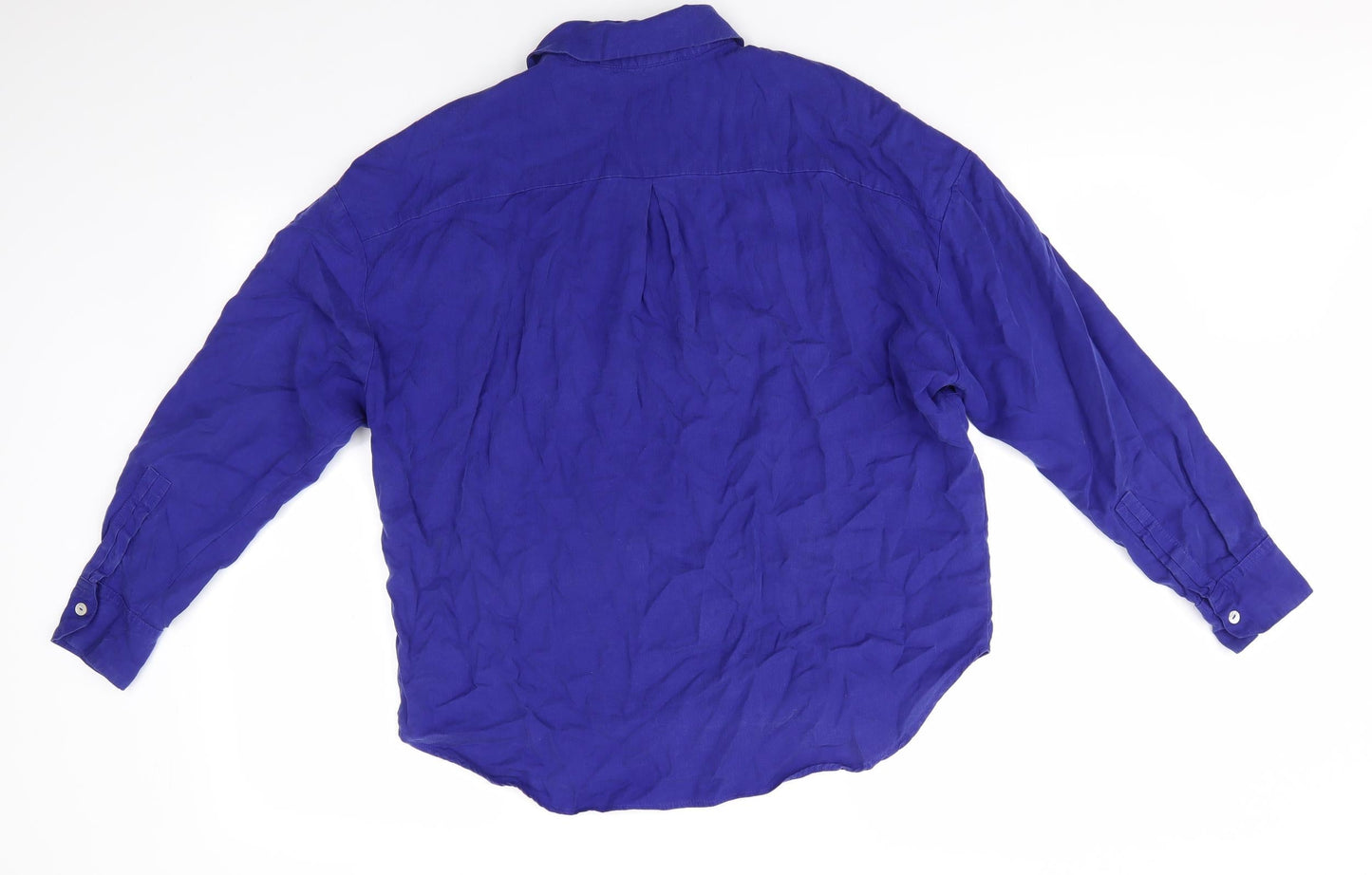 Mens UK Size M MNG Blue  Button-Up Long Sleeve Casual Shirt