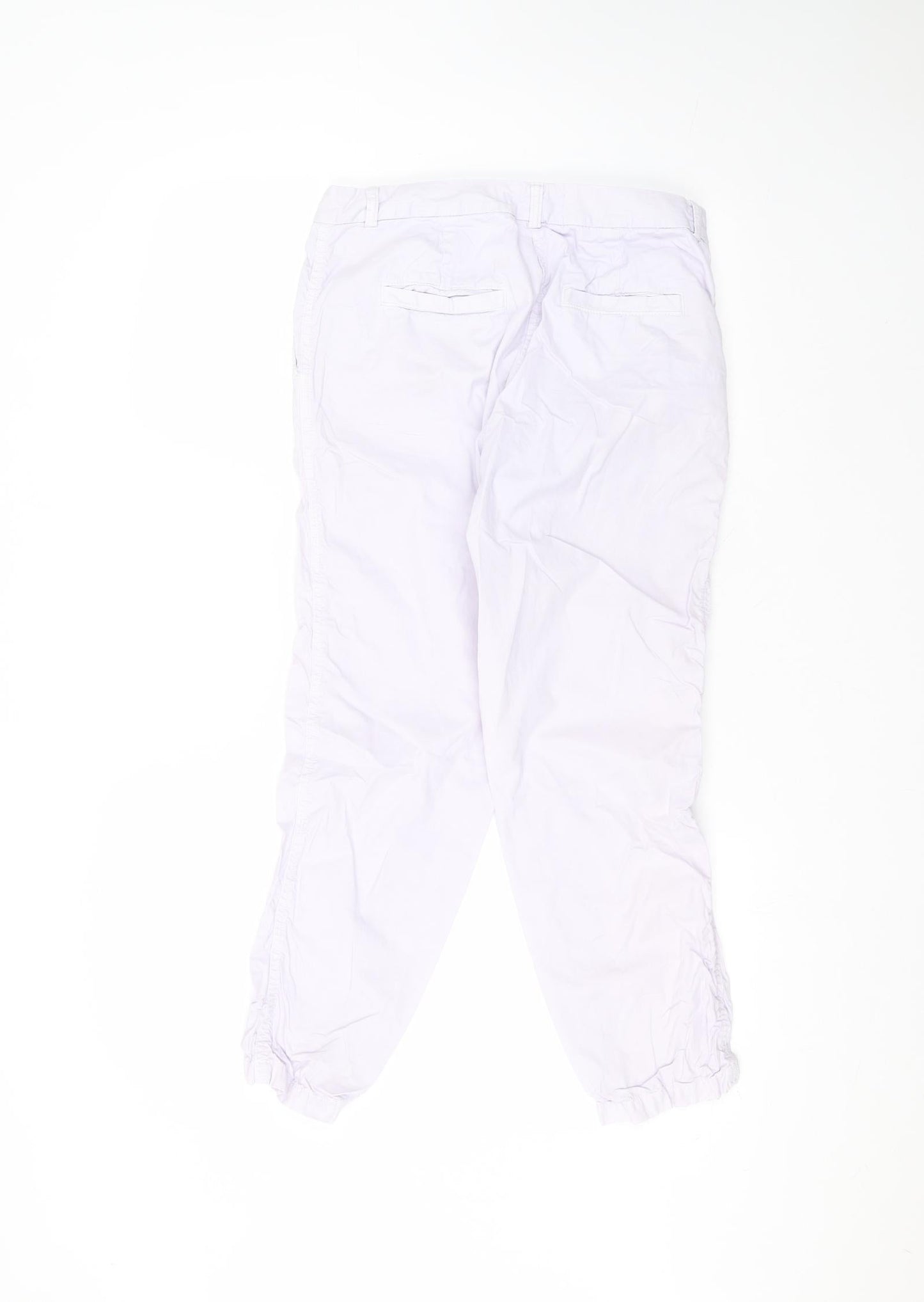 Womens UK Size 10 Marks and Spencer Regular Fit  Purple Trousers