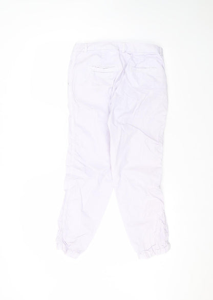 Womens UK Size 10 Marks and Spencer Regular Fit  Purple Trousers