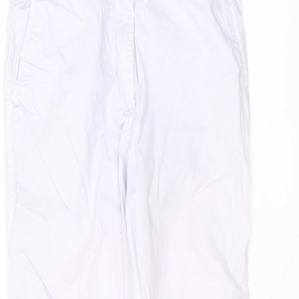 Womens UK Size 10 Marks and Spencer Regular Fit  Purple Trousers