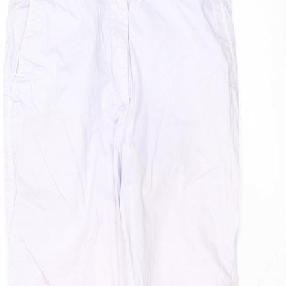 Womens UK Size 10 Marks and Spencer Regular Fit  Purple Trousers