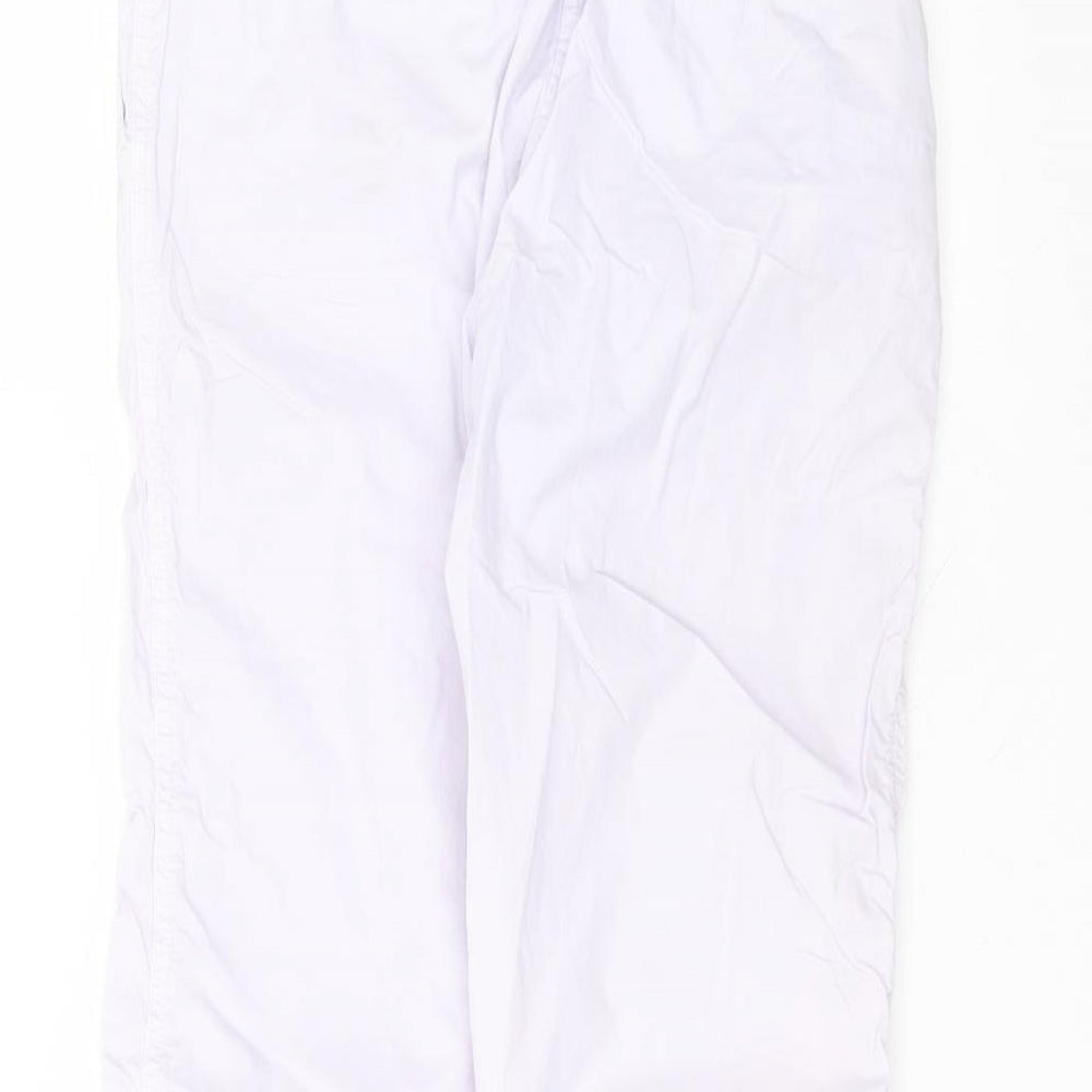 Womens UK Size 10 Marks and Spencer Regular Fit  Purple Trousers