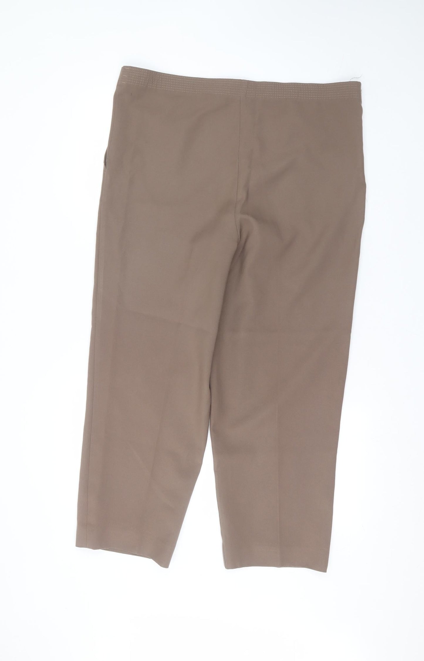 Womens UK Size 38 in Preworn Regular Fit  Brown Trousers