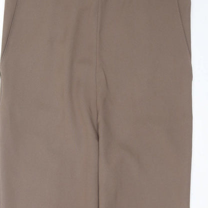 Womens UK Size 38 in Preworn Regular Fit  Brown Trousers