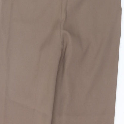 Womens UK Size 38 in Preworn Regular Fit  Brown Trousers