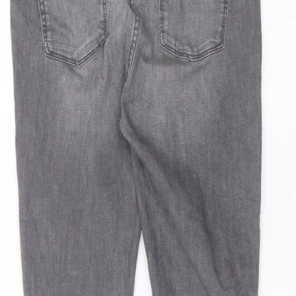 Womens UK Size 12 Marks and Spencer Regular Fit Straight Black Jeans