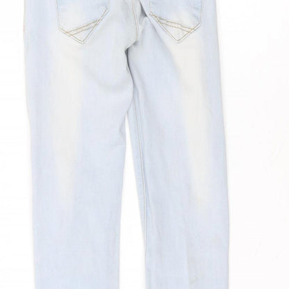 Blue System Womens Blue  Cotton Skinny Jeans Size 10 L26 in Regular