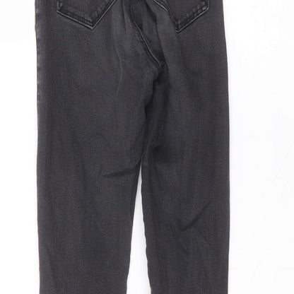 Topshop Womens Black  Cotton Skinny Jeans Size 22 in L24 in Regular